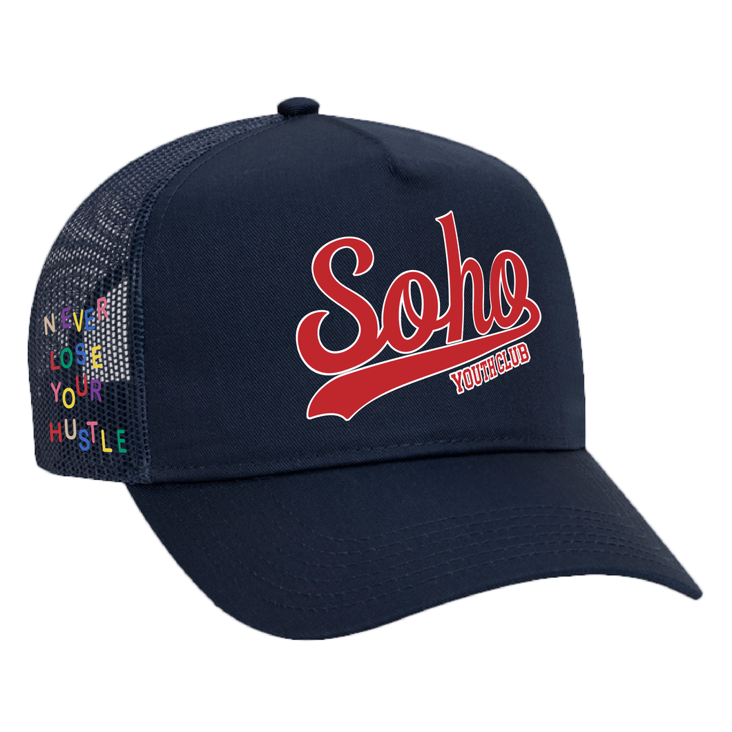 Navy/Red Trucker Hat