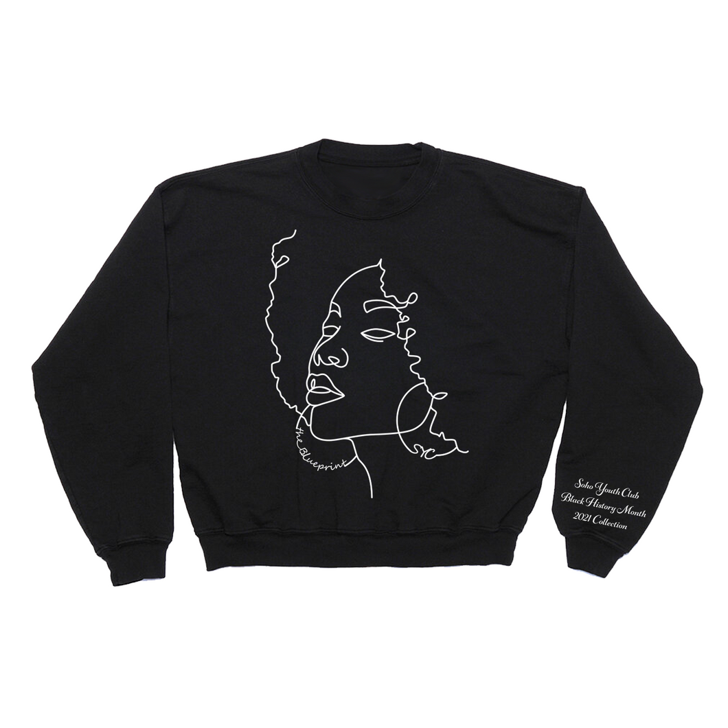 Black Girl Blueprint Crewneck