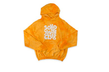 Load image into Gallery viewer, Sunshine Orange Dyed Hoodie
