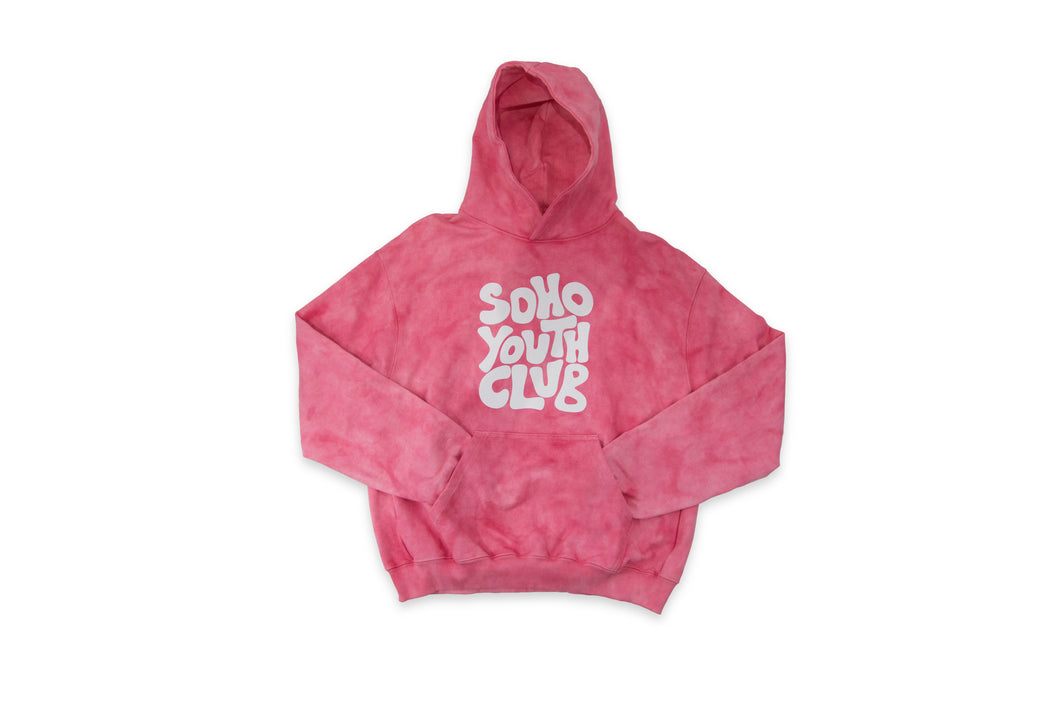 Petal Pink Dyed Hoodie