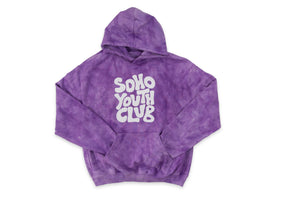 Purple Dyed Hoodie