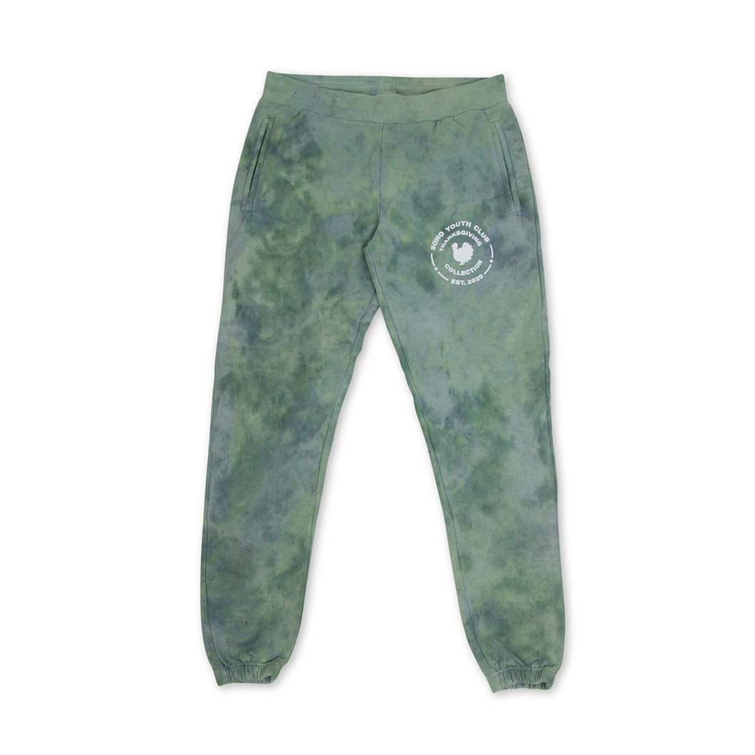 Dark Green Thanksgiving Sweatpants